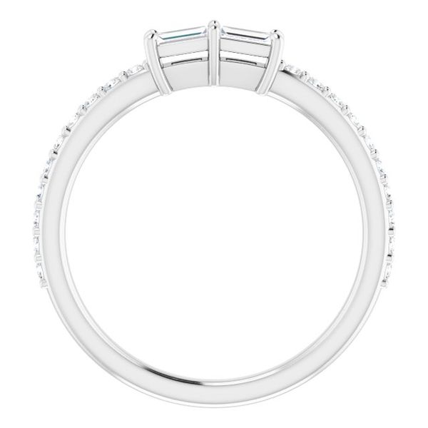 Accented Two-Stone Ring - Image 2