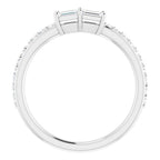 Accented Two-Stone Ring - Image 2