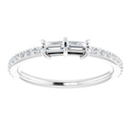 Accented Two-Stone Ring - Image 3
