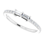 Accented Two-Stone Ring - Image 5