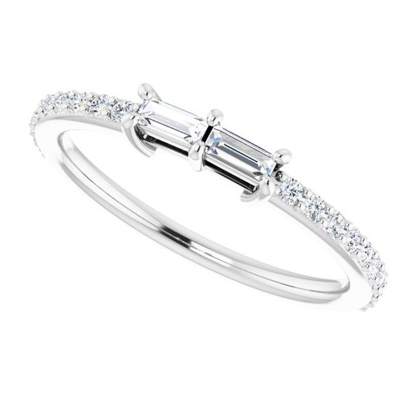 Accented Two-Stone Ring - Image 5