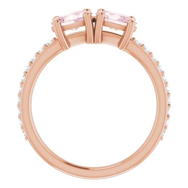 Accented Two-Stone Ring - Image 2