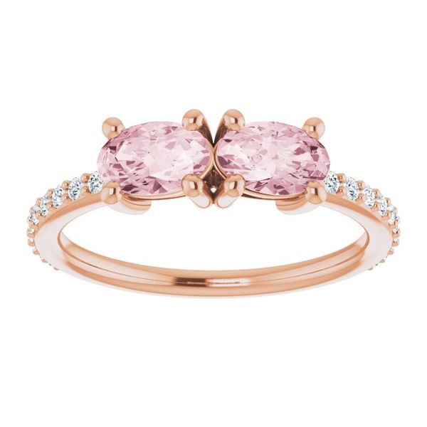 Accented Two-Stone Ring - Image 3