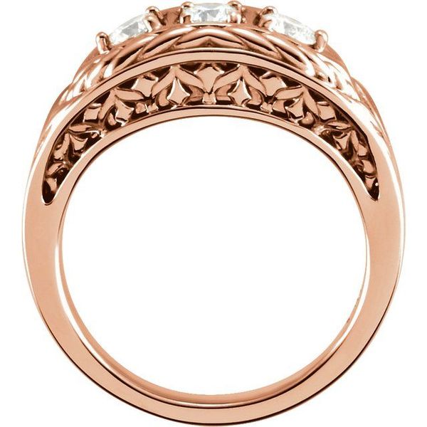 Three-Stone Leaf Ring - Image 2