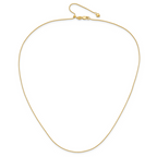 Leslie's 14K Adjustable .85mm Wheat Chain - Image 4