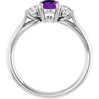 Sculptural Three-Stone Ring - Image 2
