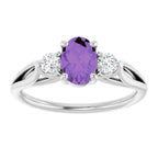 Sculptural Three-Stone Ring - Image 3