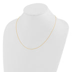 Leslie's 14K Adjustable .8mm D/C Wheat Chain - Image 3