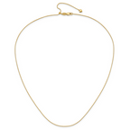 Leslie's 14K Adjustable .8mm D/C Wheat Chain - Image 4