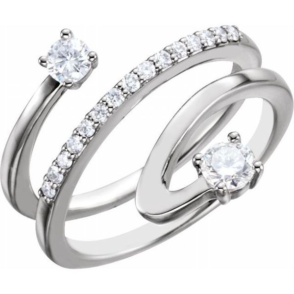 Accented Freeform Ring