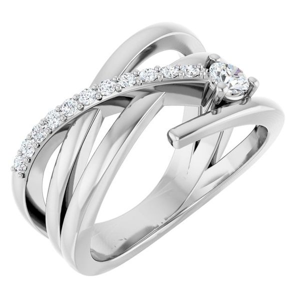 Accented Freeform Ring