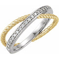 Criss-Cross Rope Ring