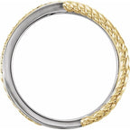 Criss-Cross Rope Ring - Image 2