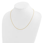 Leslie's 14K Adjustable .95mm D/C Wheat Chain - Image 3