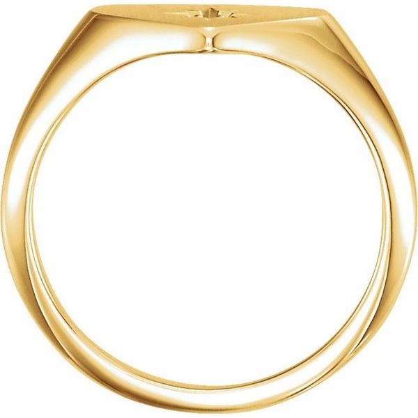 Heart Starburst Signet Ring - Image 2