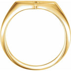 Heart Starburst Signet Ring - Image 2