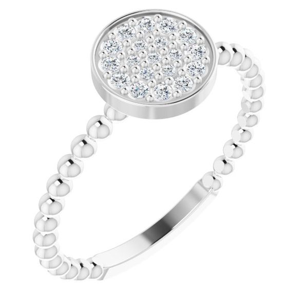 Beaded Cluster Ring