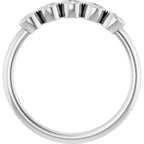 Five-Stone Bezel-Set Ring - Image 2
