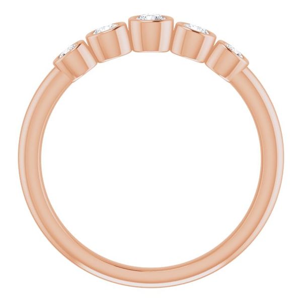 Graduated Bezel-Set Ring - Image 2