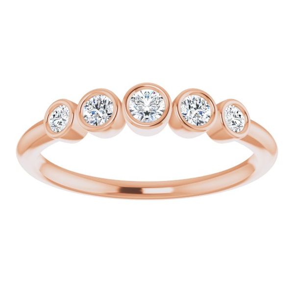 Graduated Bezel-Set Ring - Image 3