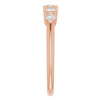 Graduated Bezel-Set Ring - Image 4