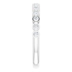 Bezel-Set Stackable Ring - Image 4