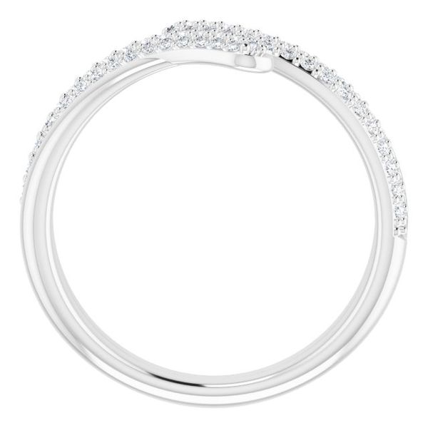 Pavé-Style Bypass Ring - Image 2
