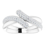Pavé-Style Bypass Ring - Image 3