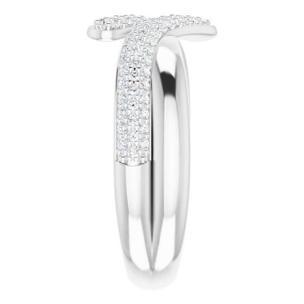 Pavé-Style Bypass Ring - Image 4