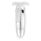 Pavé-Style Bypass Ring - Image 4
