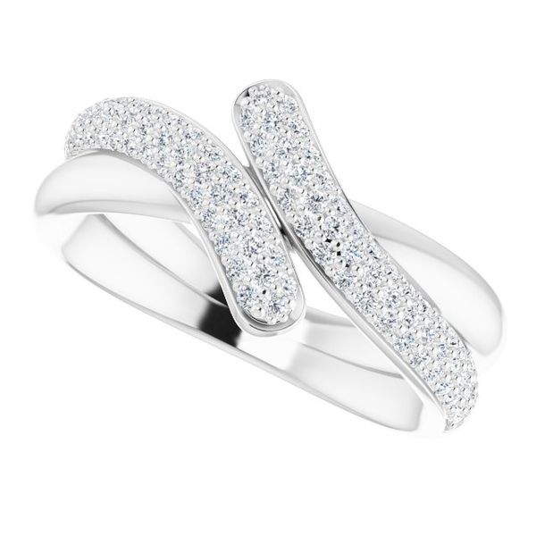 Pavé-Style Bypass Ring - Image 5