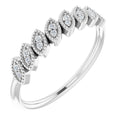Accented Leaf Ring