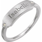 Rectangle Signet Ring - Image 3