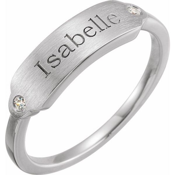 Rectangle Signet Ring - Image 3
