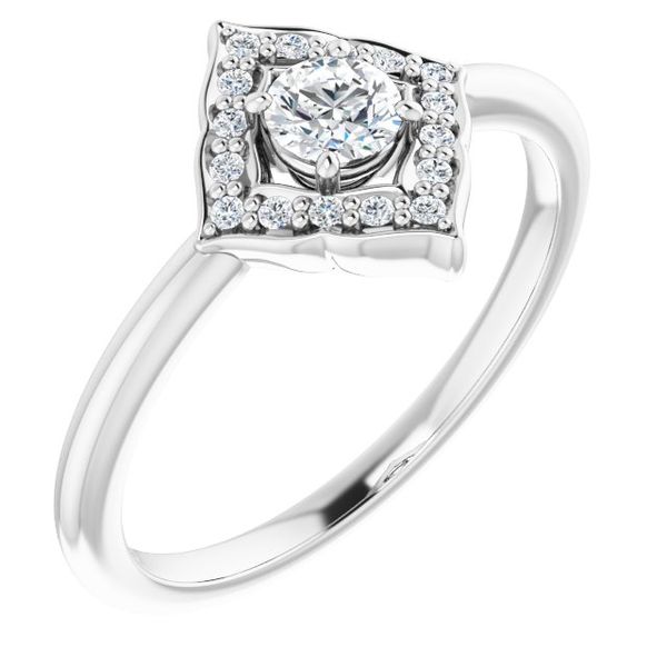 Vintage-Inspired Halo-Style Ring