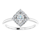 Vintage-Inspired Halo-Style Ring - Image 3