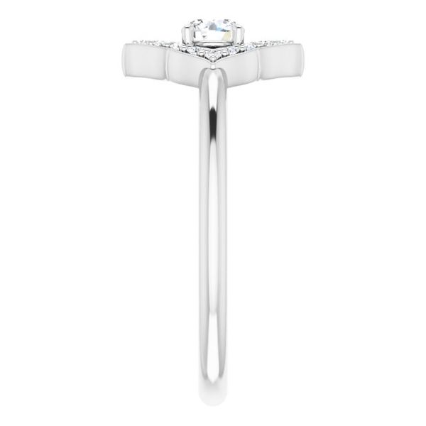 Vintage-Inspired Halo-Style Ring - Image 4