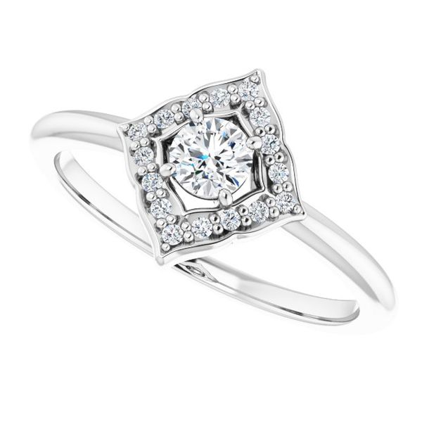 Vintage-Inspired Halo-Style Ring - Image 5