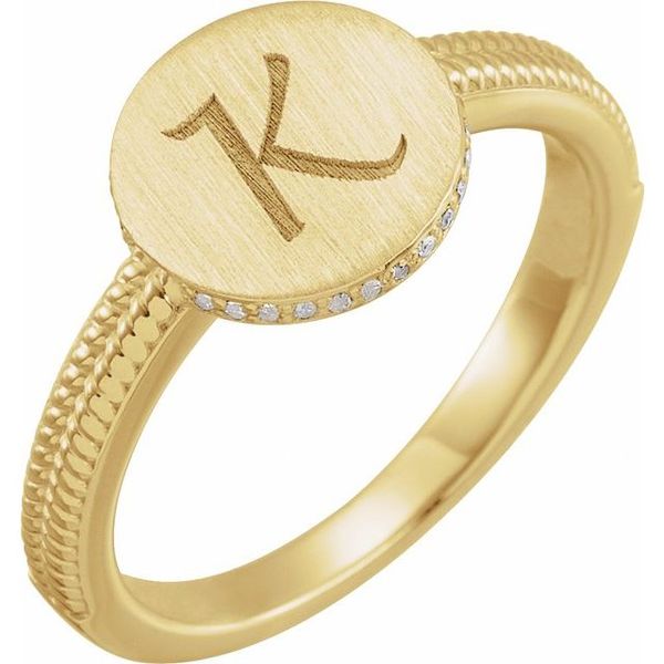 Round Signet Ring - Image 3