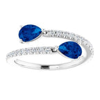 Two-Stone Bypass Ring - Image 3
