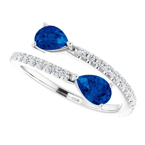 Two-Stone Bypass Ring - Image 5