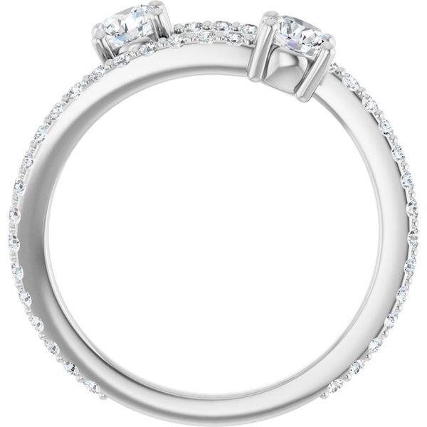 Two-Stone Bypass Ring - Image 2