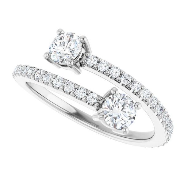 Two-Stone Bypass Ring - Image 5