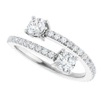 Two-Stone Bypass Ring - Image 5