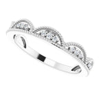 Accented Stackable Crown Ring - Image 5