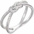 Accented Knot Ring