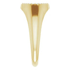 Pave'-Style Cluster Signet Ring - Image 4