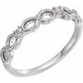Accented Infinity-Inspired Ring