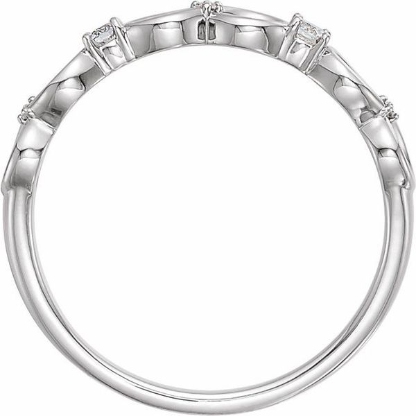 Accented Infinity-Inspired Ring - Image 2