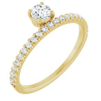 Asymmetric Stackable Ring